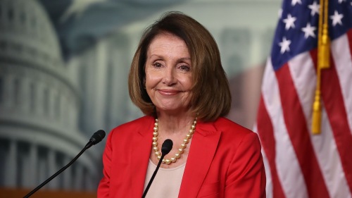 民主党众议院领袖南希·佩洛西（Nancy Pelosi）