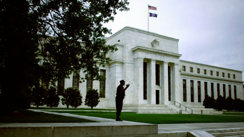 美国中央银行——美联储的总部大楼。（图片来源：Chip Somodevilla/Getty Images）