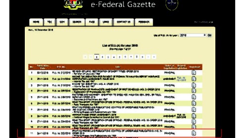 11月26日，馬來西亞內政部針對「馬來亞共產黨歷史畫冊（一）」刊物頒布禁令P.U.(A) 302
