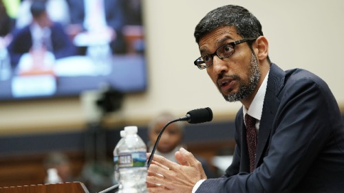 谷歌CEO面临众议院严厉质询：为何不帮美军