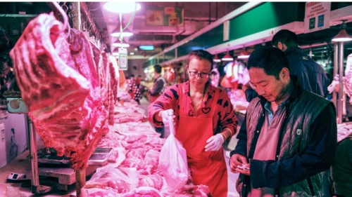 近來，中國國內豬肉價格出現劇烈上漲情況