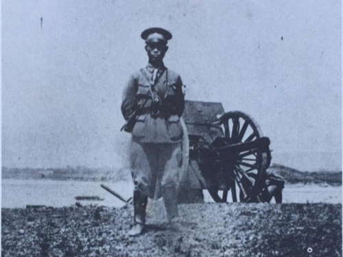 陳誠在東征時期的棉湖之役中，打響三炮有如天助。