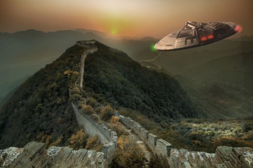 中國古代出現的不明飛行物