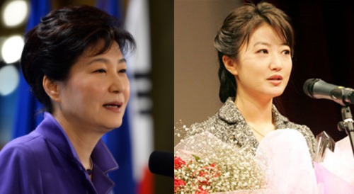 有网友眼光犀利，指出重名的两位朴槿惠“外貌神似”。