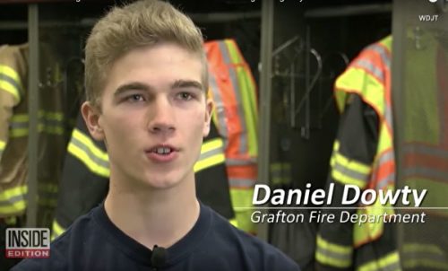 18歲高中生考取消防員勤工助學做了件轟動社會的大事視頻/圖