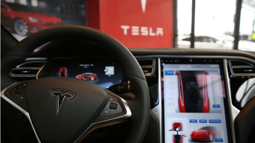 特斯拉無人駕駛汽車（圖片來源：Getty Images）