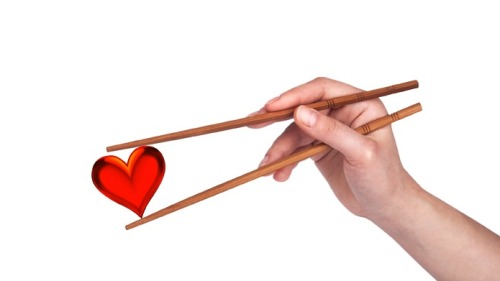 愛情像一雙筷子，為了生活，永遠不離不棄。