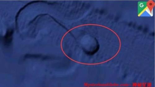 谷歌地圖發現太平洋底巨型外星飛船？