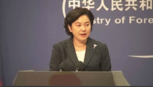 中國外交部發言人華春瑩。