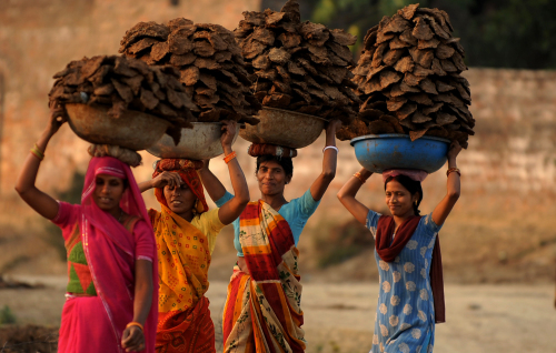 印度农村女子