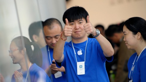北京苹果店员工