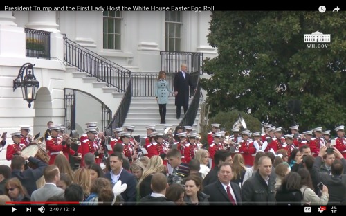 近3万民众参加白宫复活节滚彩蛋活动第一家庭与民同乐