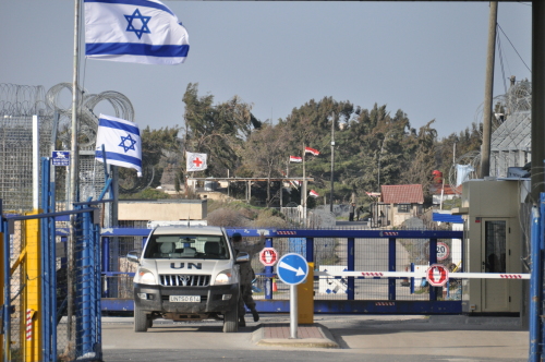 2012年，以色列與敘利亞戈蘭高地停火線過境點