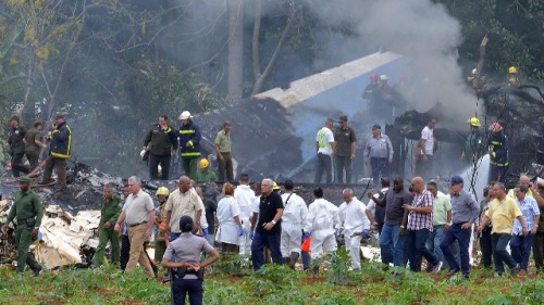 2018年5月18日古巴航空公司的Aviacion飛機從哈瓦那何塞馬蒂機場起飛後墜毀。