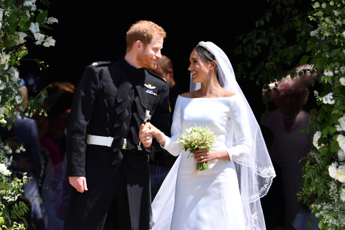 英國哈利王子與美國女星梅根馬克爾十九日在溫莎城堡聖喬治禮拜堂舉行結婚儀式。