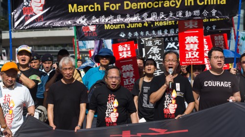 何俊仁表示，29年來平反六四的漫長艱辛路，受到了中共不少威脅及來自各方面的打壓，但香港人及支聯會不會畏懼強權與打壓，一定會堅持到六四平反、結束中共暴政為止。