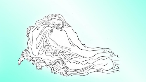 《哭孟浩然》是王维为好友孟浩然所作的一首悼亡诗。图为孟浩然的晩笑堂竹荘画传。