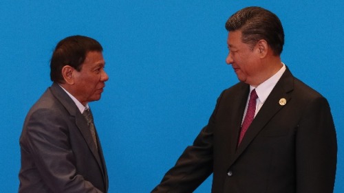 菲律賓總統杜特尔特与中國國家主席习近平