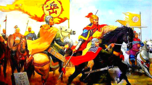 张宪跟着岳飞，和将士们一同塑造了“撼山易，撼岳家军难”的功绩。