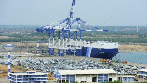 斯里兰卡的赫班托达港