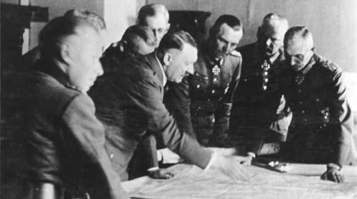 1942年希特勒指挥作战计划。