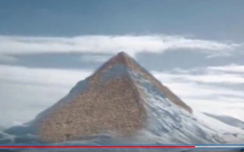 南极发现三座金字塔？