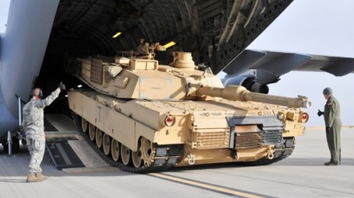 图为国军提出采购案之一的“地标最强”M1A2战车