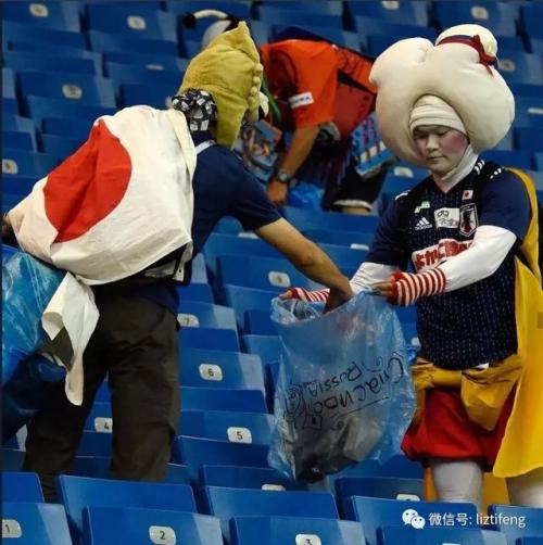 俄罗斯世界杯，日本人用一件小事征服全世界