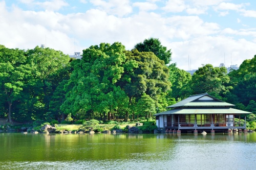 宁静古朴的日本东京都清澄庭园