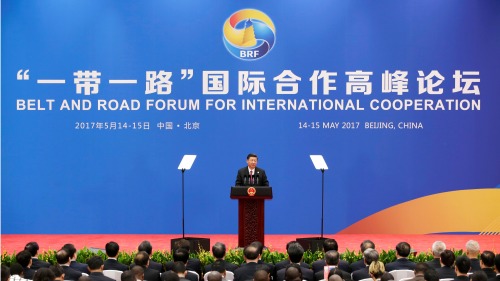 習近平在北京「一帶一路」高峰會上發言