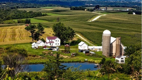 美國愛荷華州的一處農場。