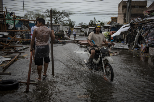 2018年9月15日菲律賓遭遇山竹颱風侵襲，至少造成14人死亡。