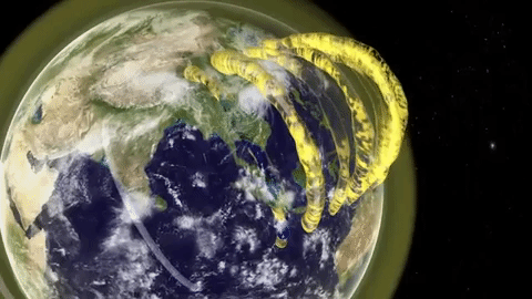 地球大气层存在着神秘通道