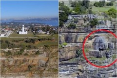 澳洲悬崖神秘隧道通往何处让人好奇(图)