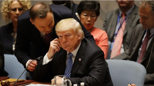 川普在聯合國大會