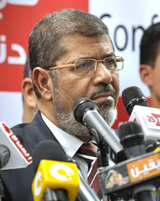 前埃及總統穆爾西（Mohammed Morsi）。(圖片來源：公有領域 維基百科)