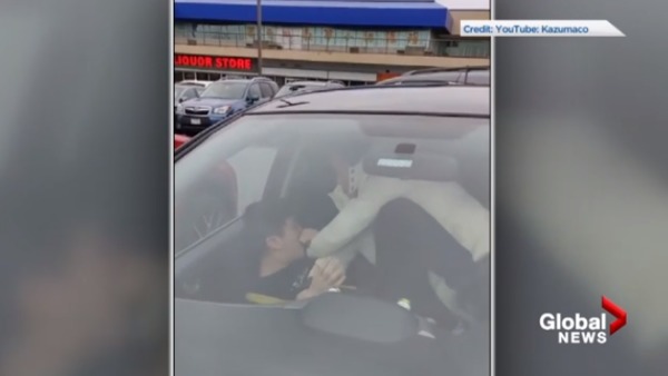 加拿大两华人男子疑为了争停车位大打出手