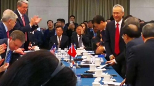 美中贸易谈判 中国国务院副总理刘鹤