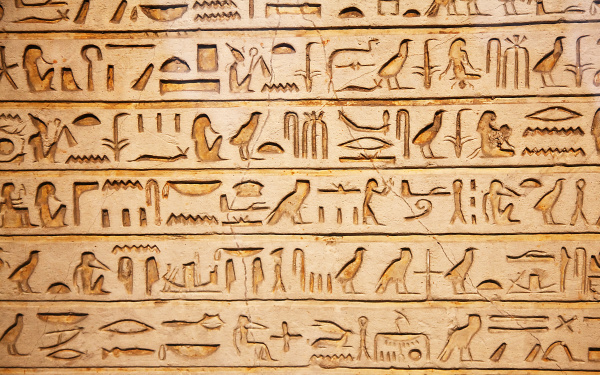 古埃及的象形文字。（圖片來源：Adobe Stock）
