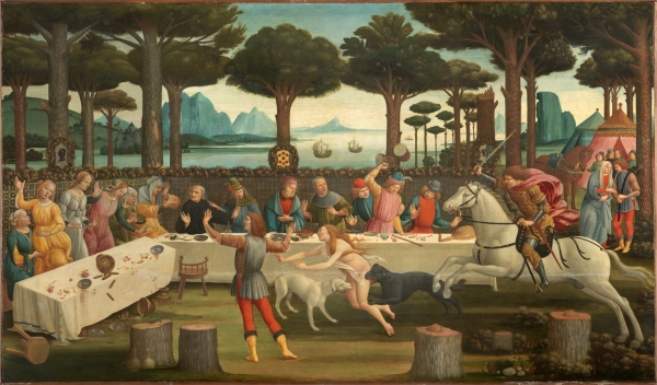 十日谈（Decameron），桑德罗．波提切利绘于1487年。