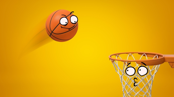 想像一下自己是篮球时，跟别人会是怎样的互动呢？