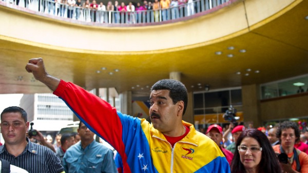 委内瑞拉总统马杜罗及其妻子