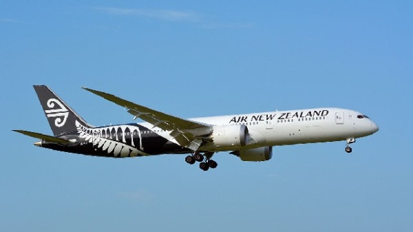 新西兰航空的波音787-9客机