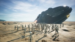 罗斯威尔飞碟坠毁事件中发现的外星人(1)(图)