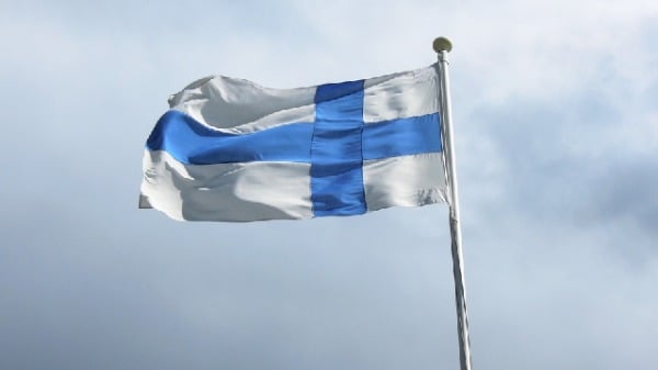 图为芬兰国旗