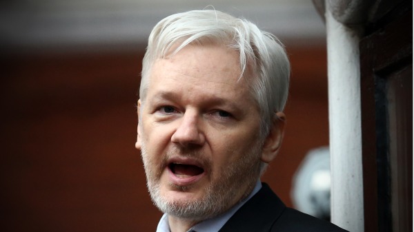 維基解密創始人朱利安．阿桑奇（Julian Assange）