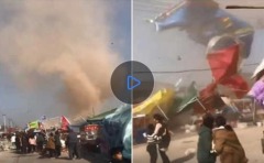 河南多名兒童突然被捲上天至少20人受傷(視頻)