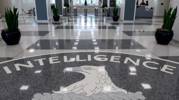 中情局（CIA）總部大廳（圖片來源：SAUL LOEB/AFP/Getty Images）