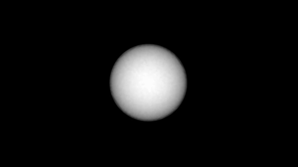 “火卫二”日食画面