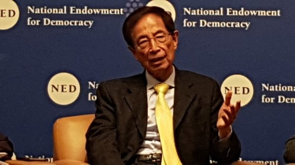 香港民主党创党主席李柱铭赴美呼吁国际支援反逃犯条例修法。